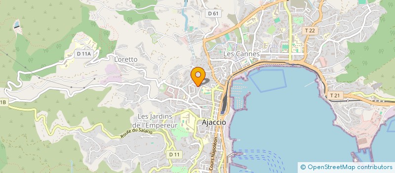 localisation de l'entreprise MONSIEUR FRANCOIS FAEDDA à AJACCIO