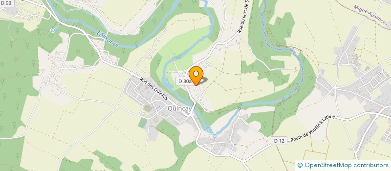 localisation de l'entreprise MONSIEUR FRANCOIS FAIVRE  QUINCAY