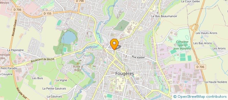 localisation de l'entreprise MONSIEUR FRANCOIS FALLETTI  FOUGERES