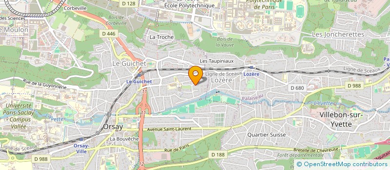localisation de l'entreprise MONSIEUR FRANCOIS FALLY à ORSAY