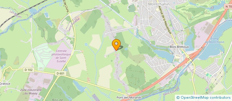 localisation de l'entreprise MONSIEUR FRANCOIS FARIA  SAINT-EUSEBE