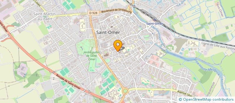 localisation de l'entreprise MONSIEUR FRANCOIS FASQUEL  SAINT-OMER