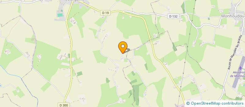 localisation de l'entreprise MONSIEUR FRANCOIS FATHALLAH  COURGAINS