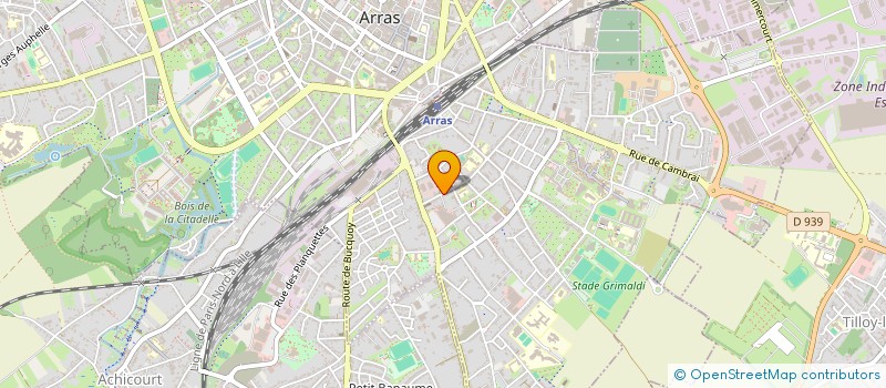 localisation de l'entreprise MONSIEUR FRANCOIS FAUCHERAND à ARRAS