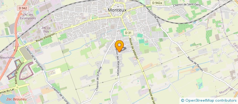 localisation de l'entreprise MONSIEUR FRANCOIS FAUCHET  MONTEUX