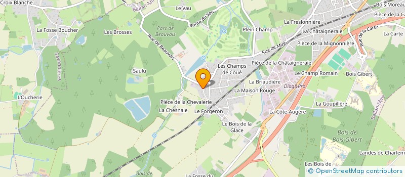 localisation de l'entreprise MONSIEUR FRANCOIS FAUCHEUX  BALLAN-MIRE