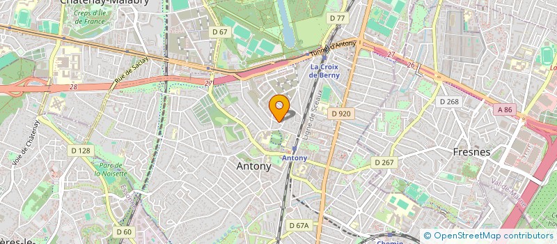 localisation de l'entreprise MONSIEUR FRANCOIS FAUGERON à ANTONY