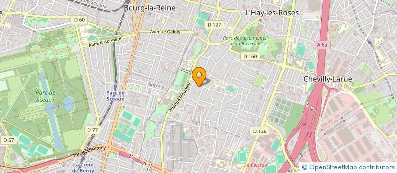 localisation de l'entreprise MONSIEUR FRANCOIS FAURE  L HAY LES ROSES