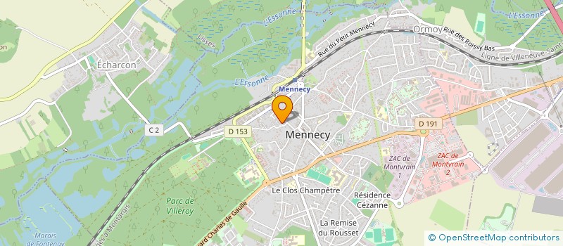 localisation de l'entreprise MONSIEUR FRANCOIS FAURE à MENNECY