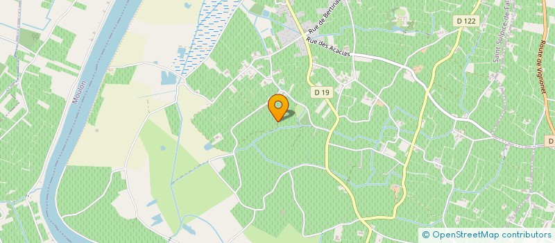 localisation de l'entreprise MONSIEUR FRANCOIS FAURE  SAINT-SULPICE-DE-FALEYRENS