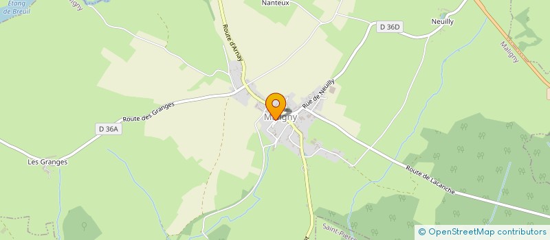 localisation de l'entreprise MONSIEUR FRANCOIS FAURIE  MALIGNY