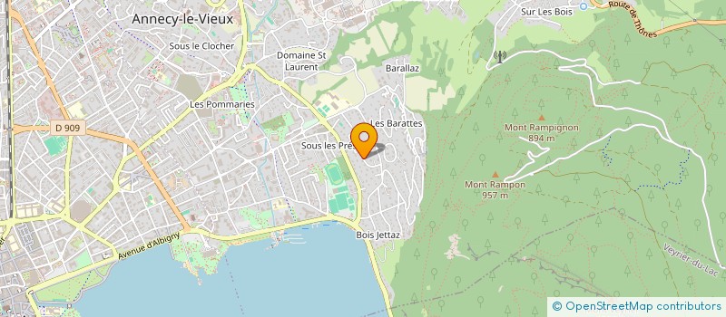 localisation de l'entreprise MONSIEUR FRANCOIS FAUROUX à ANNECY