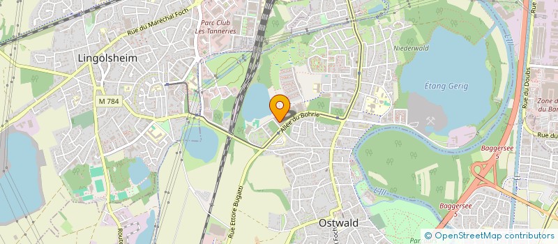 localisation de l'entreprise MONSIEUR FRANCOIS FAUST  OSTWALD