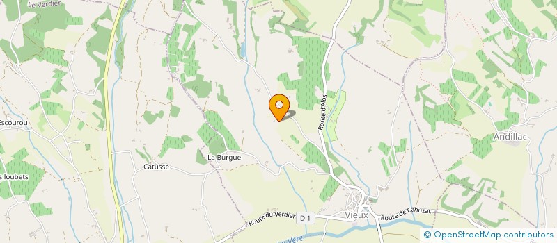 localisation de l'entreprise MONSIEUR FRANCOIS FAVRE  VIEUX