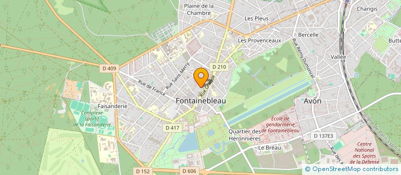 localisation de l'entreprise MONSIEUR FRANCOIS FAY à FONTAINEBLEAU