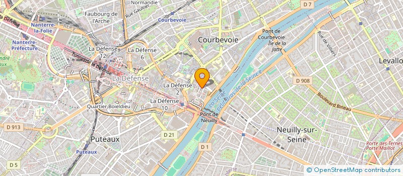 localisation de l'entreprise MONSIEUR FRANCOIS FAYAD à COURBEVOIE