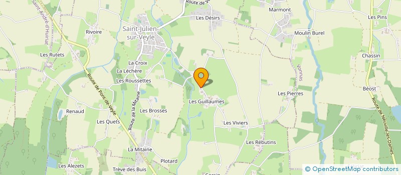 localisation de l'entreprise MONSIEUR FRANCOIS FEDRY  SAINT-JULIEN-SUR-VEYLE