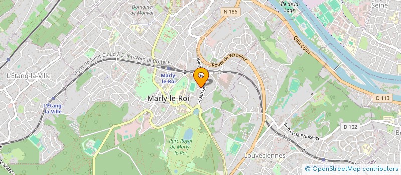 localisation de l'entreprise MONSIEUR FRANCOIS FEGAR  MARLY-LE-ROI