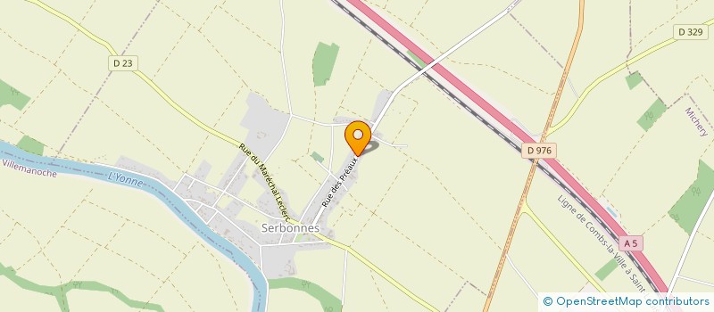 localisation de l'entreprise MONSIEUR FRANCOIS FEIGNON  SERBONNES