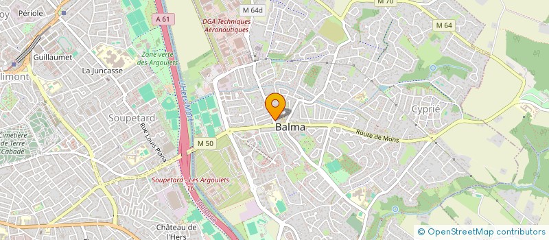 localisation de l'entreprise MONSIEUR FRANCOIS FELICE  BALMA