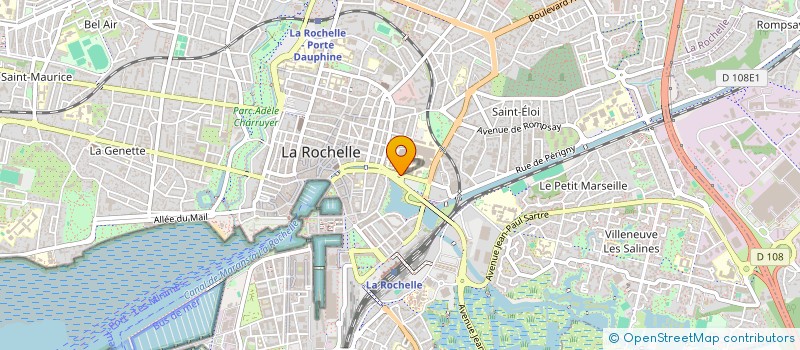 localisation de l'entreprise MONSIEUR FRANCOIS FERCHAUD  LA ROCHELLE