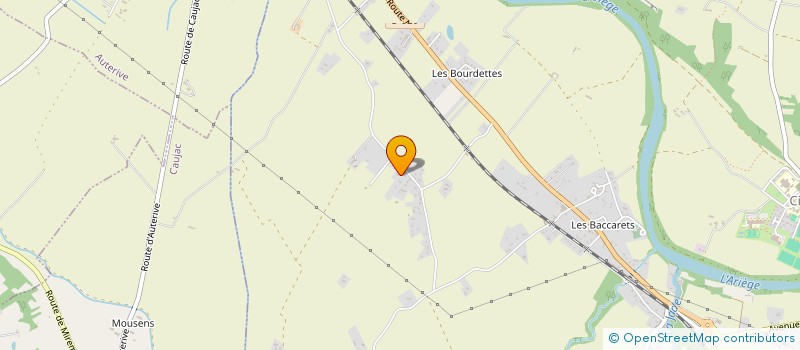 localisation de l'entreprise MONSIEUR FRANCOIS FERNANDEZ  CINTEGABELLE