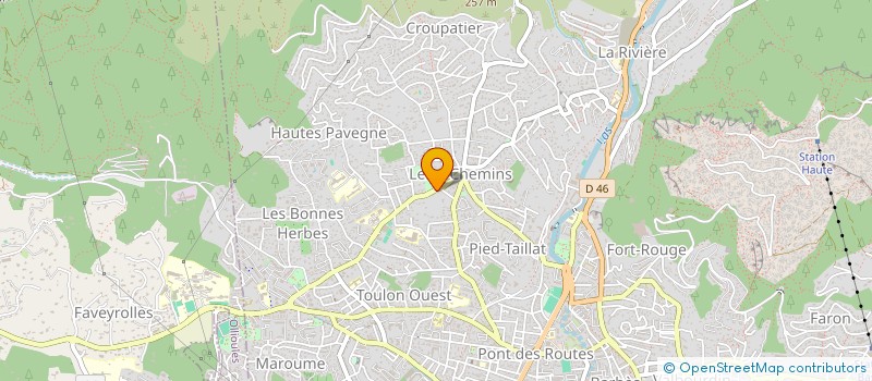 localisation de l'entreprise MONSIEUR FRANCOIS FERNANDEZ  TOULON