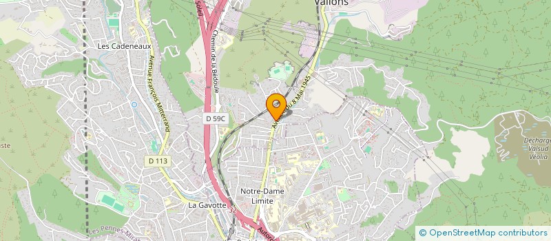 localisation de l'entreprise MONSIEUR FRANCOIS FERNANDEZ à SEPTEMES-LES-VALLONS