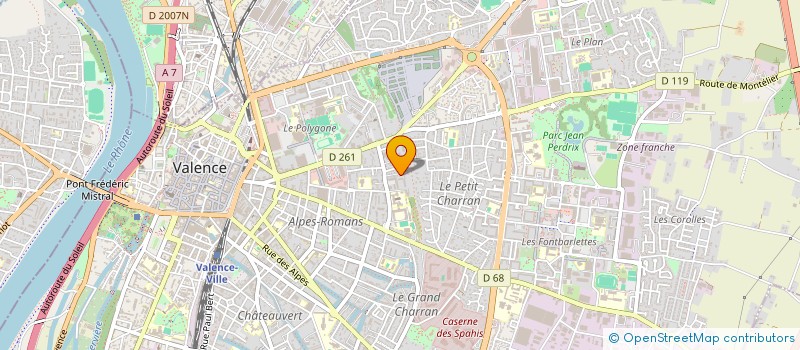 localisation de l'entreprise MONSIEUR FRANCOIS FERNANDEZ  VALENCE