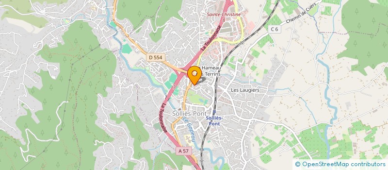 localisation de l'entreprise MONSIEUR FRANCOIS FERNANDEZ  SOLLIES-PONT