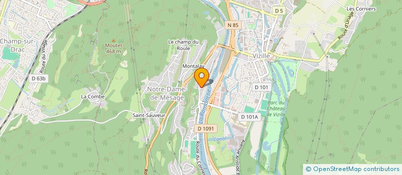 localisation de l'entreprise MONSIEUR FRANCOIS FERRANTE à NOTRE-DAME-DE-MESAGE