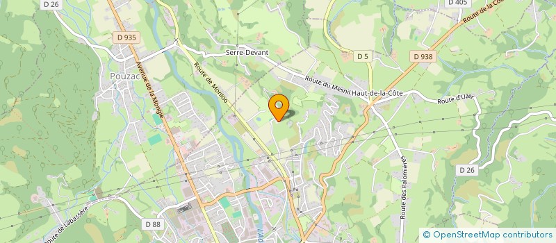 localisation de l'entreprise MONSIEUR FRANCOIS FERRAS  POUZAC