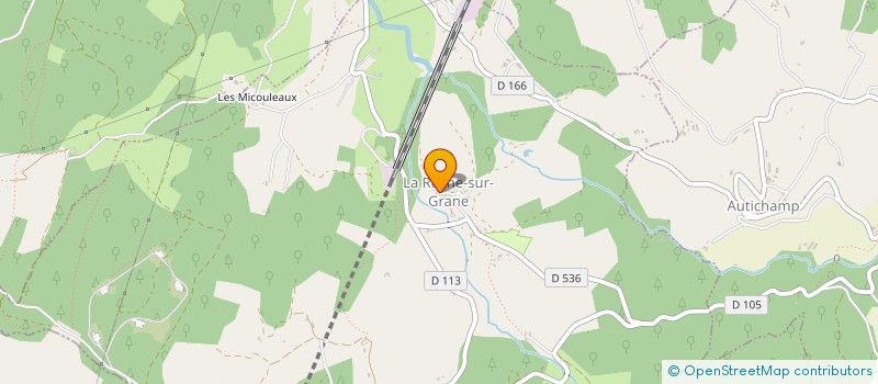 localisation de l'entreprise MONSIEUR FRANCOIS FERRER  LA ROCHE-SUR-GRANE