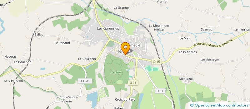 localisation de l'entreprise MONSIEUR FRANCOIS FESNEAU  NEXON