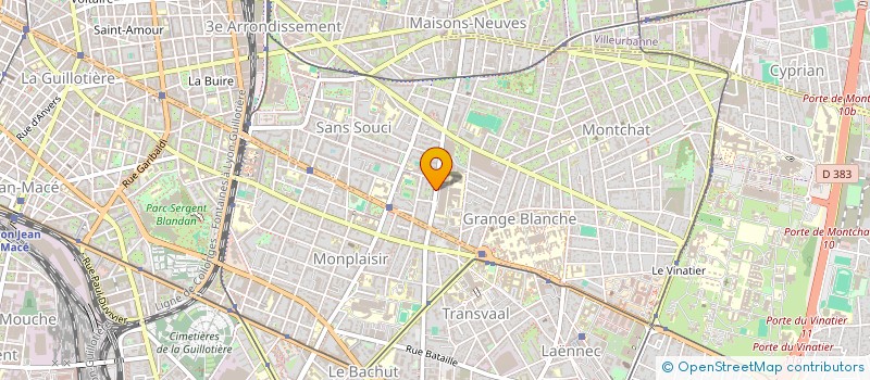 localisation de l'entreprise MONSIEUR FRANCOIS FEUILLARD  LYON