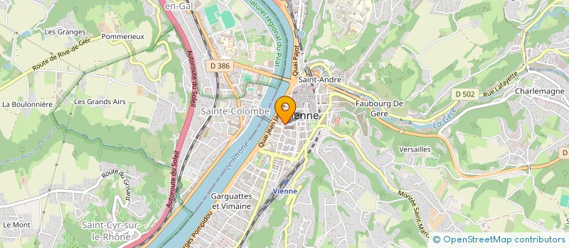 localisation de l'entreprise MONSIEUR FRANCOIS FIAT à VIENNE