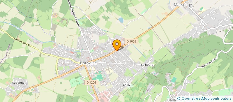 localisation de l'entreprise MONSIEUR FRANCOIS FILAUDEAU  DOUVAINE