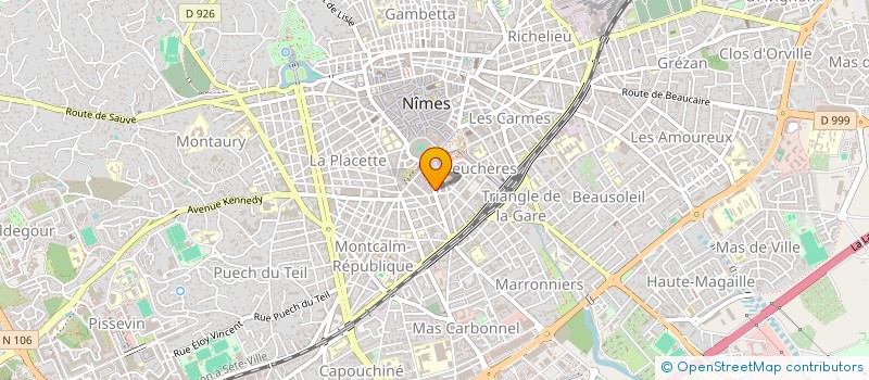 localisation de l'entreprise MONSIEUR FRANCOIS FILHOL-BRUN  NIMES