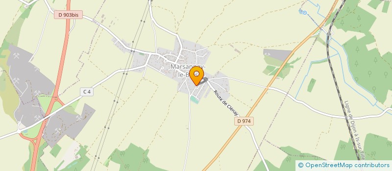 localisation de l'entreprise MONSIEUR FRANCOIS FILLION à MARSANNAY-LE-BOIS