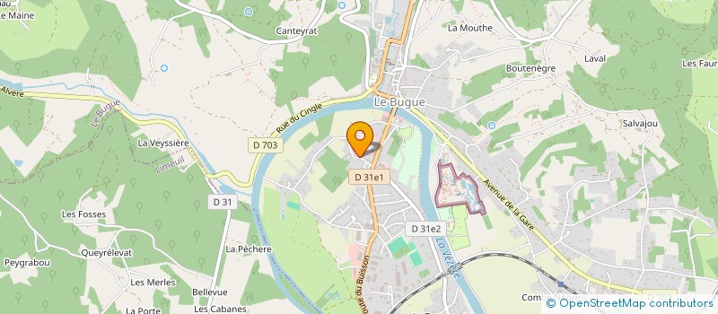 localisation de l'entreprise MONSIEUR FRANCOIS FLAGEUL à LE BUGUE
