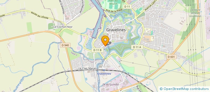 localisation de l'entreprise MONSIEUR FRANCOIS FLANDERINCK à GRAVELINES