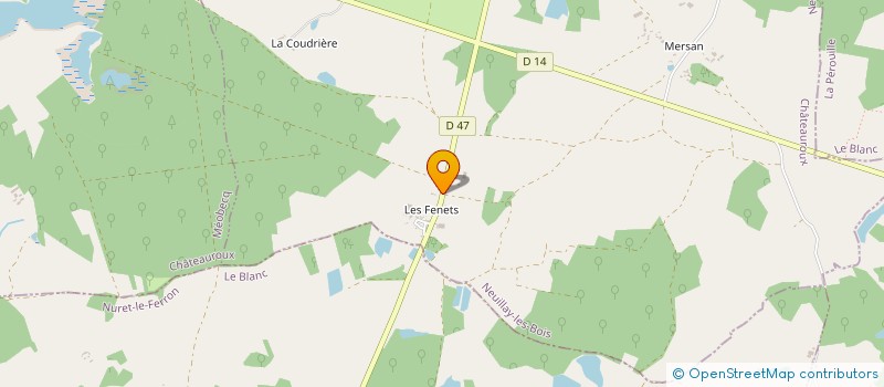 localisation de l'entreprise MONSIEUR FRANCOIS FLEURET à NEUILLAY-LES-BOIS