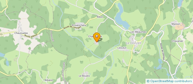 localisation de l'entreprise MONSIEUR FRANCOIS FLEURY  LE DONZEIL