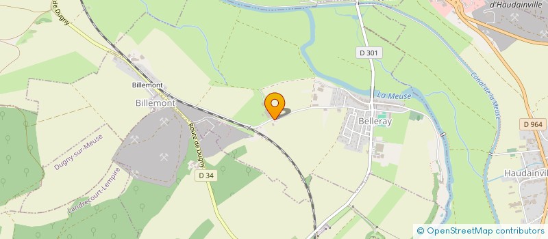 localisation de l'entreprise MONSIEUR FRANCOIS FLOQUET  BELLERAY