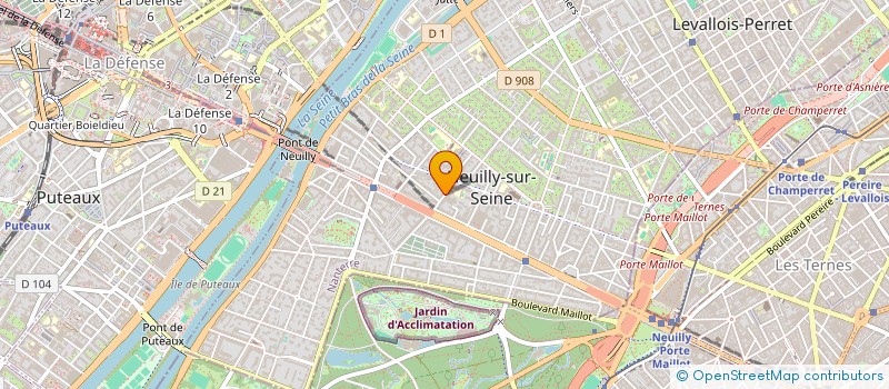 localisation de l'entreprise MONSIEUR FRANCOIS FOLLAIN à NEUILLY-SUR-SEINE