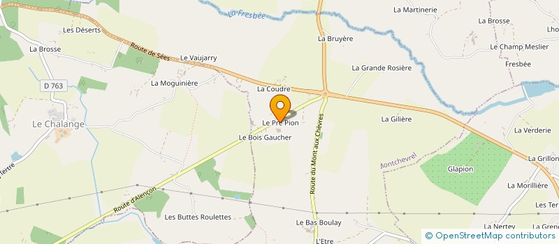 localisation de l'entreprise MONSIEUR FRANCOIS FONTAINE  MANERBE