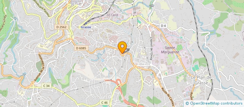 localisation de l'entreprise MONSIEUR FRANCOIS FONTAINE  GRASSE