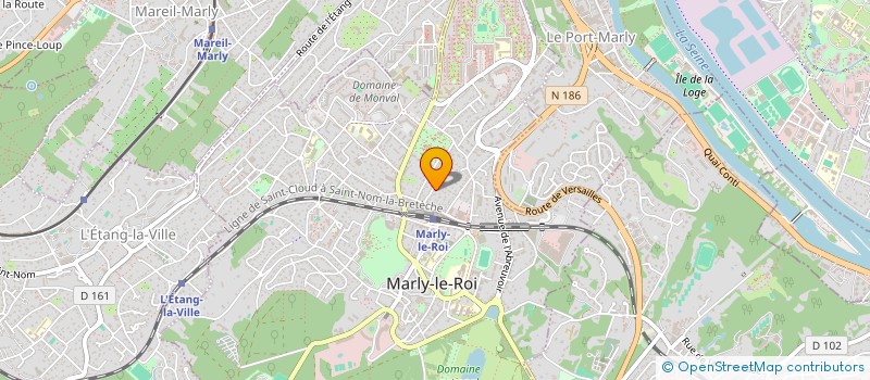 localisation de l'entreprise MONSIEUR FRANCOIS FORCADELL  MARLY-LE-ROI