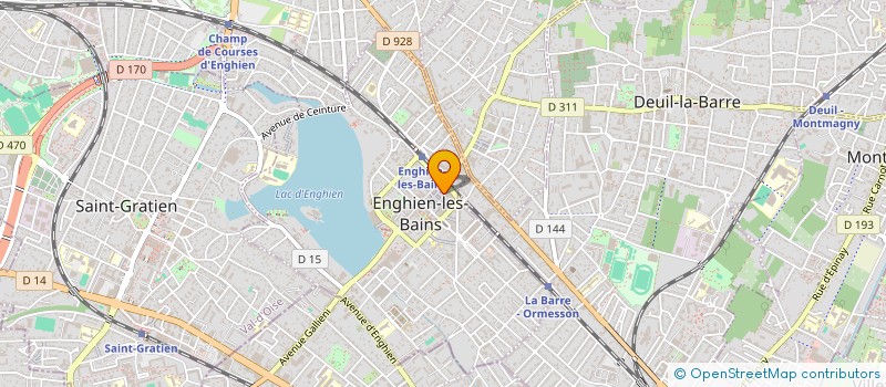 localisation de l'entreprise MONSIEUR FRANCOIS FORNI  ENGHIEN-LES-BAINS