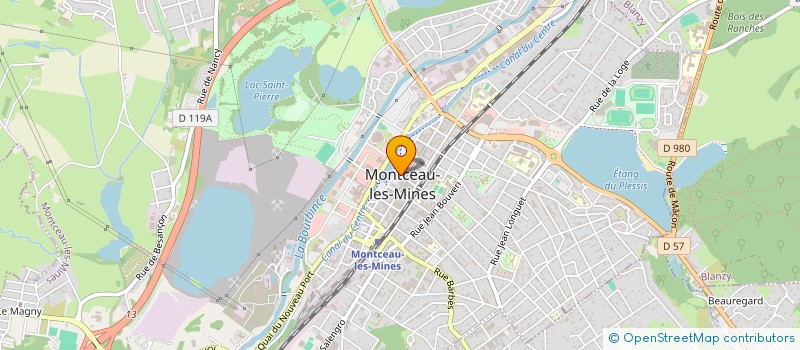 localisation de l'entreprise MONSIEUR FRANCOIS FORZINETTI  MONTCEAU-LES-MINES